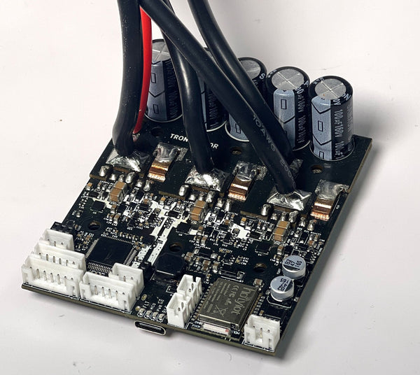 The next batch of TRONIC 250R bare boards (without enclosure) version is currently out of stock, with delivery expected in May. Pre-orders for the next batch are available.